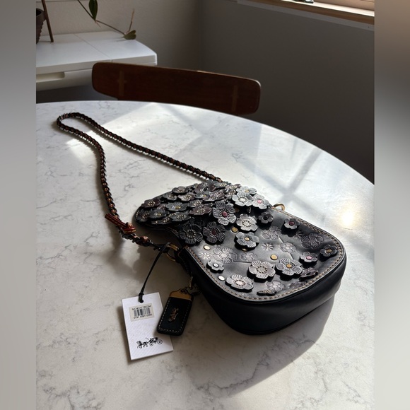 Coach 1941 Dinky Saddle Bag Tea Rose NEW - Picture 7 of 16